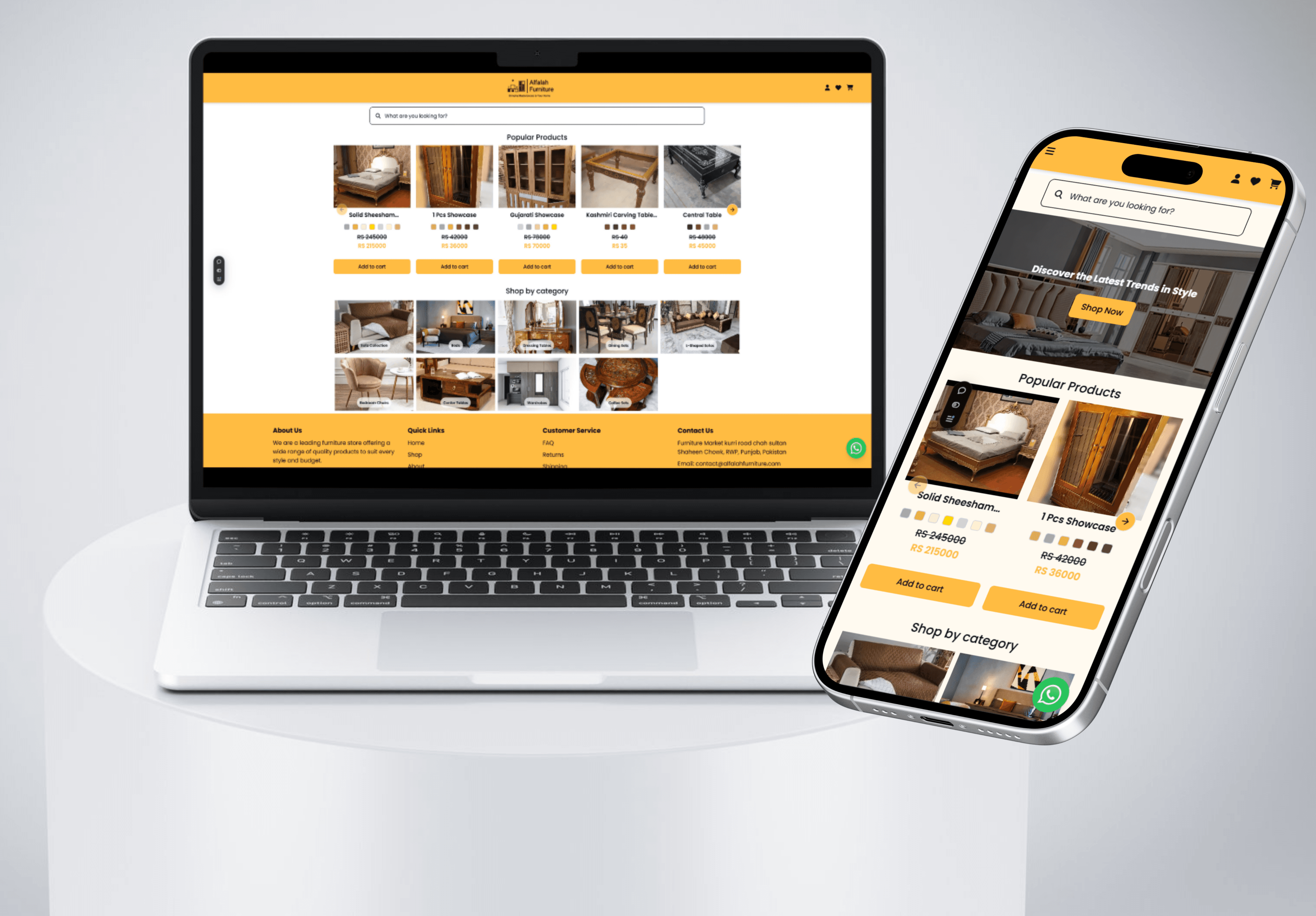 Alfalah Furniture - E-commerce Platform